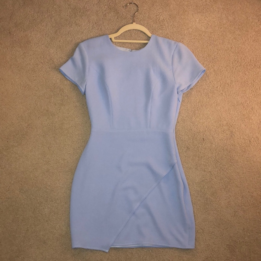 Revolve Baby Blue Mini Dress